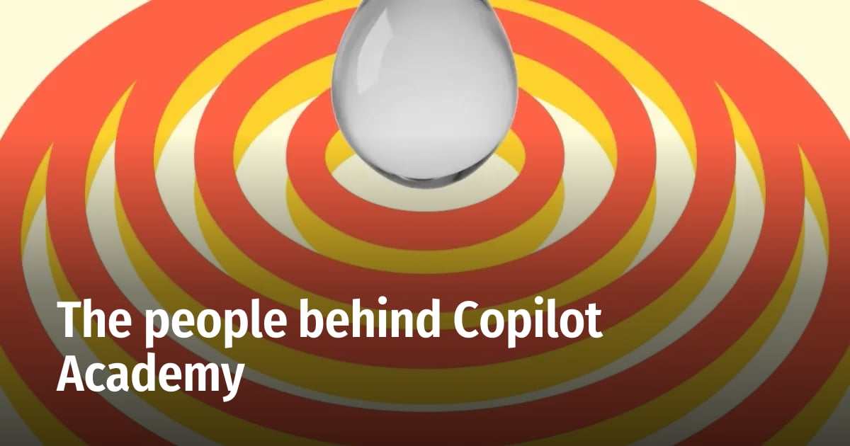 Our team of AI trainers | Copilot Academy